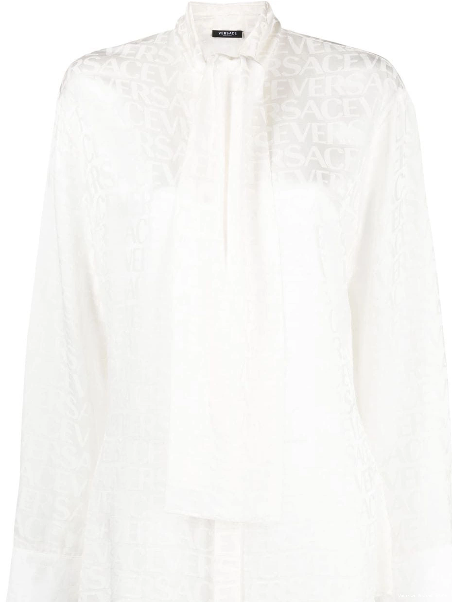 Versace Versace Allover shirt Women scarf-tie 0706